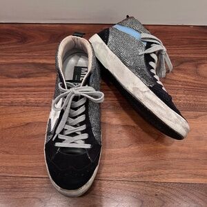 Golden Goose Mid Star Leather Sneakers